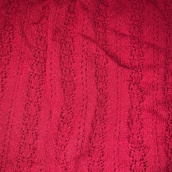 Vintage y2k pointelle knit tunic - Picture 2 of 2